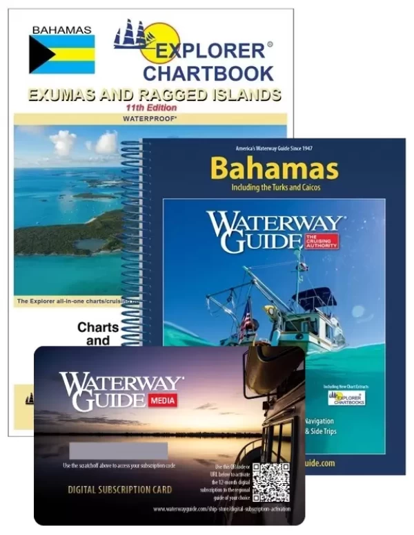 Exumas & Ragged Islands Chart & Print+Digital Cruising Guide Bundle
